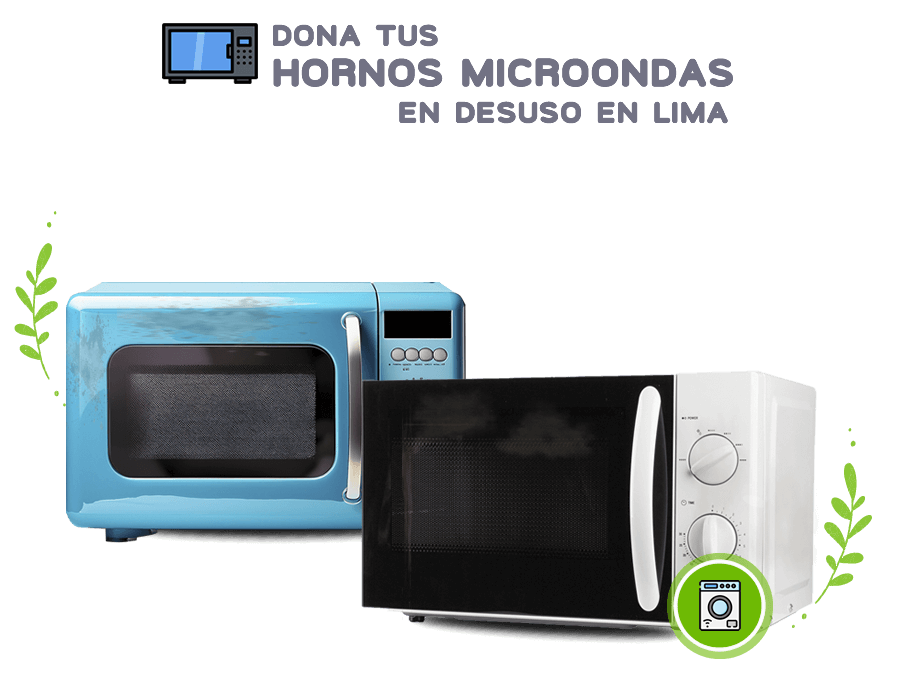 Dona Hornos microondas en desuso