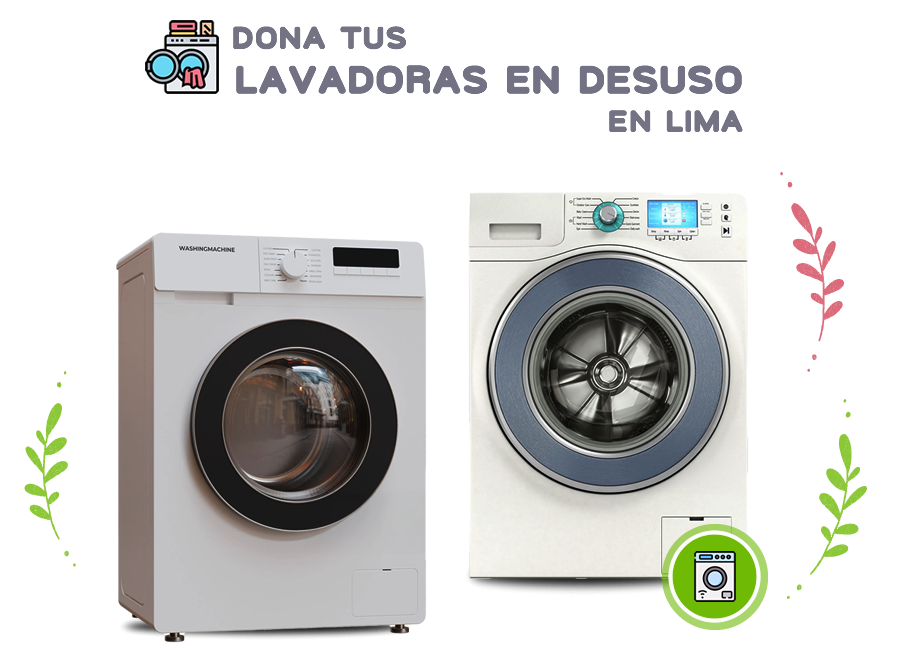 Dona Lavadoras en desuso