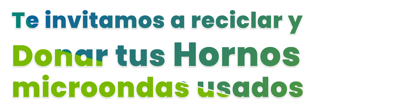  Dona y recicla Hornos microondas