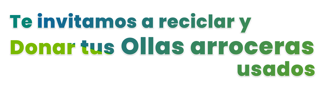  Dona y recicla ollas arroceras