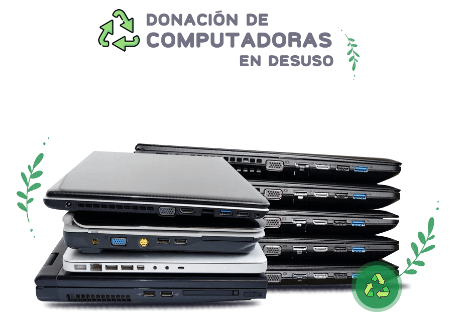 Donación de  computadoras en desuso