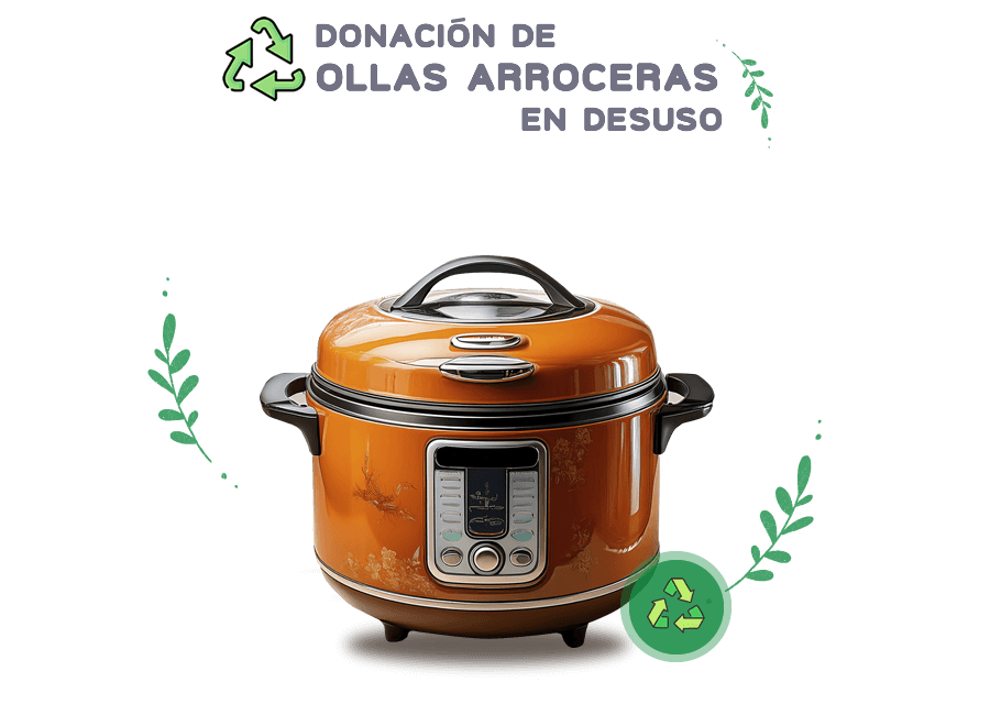 Donación de Ollas arroceras en desuso