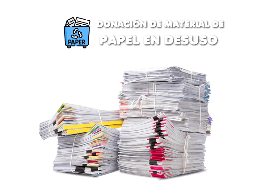 Donacion de papel en deusso