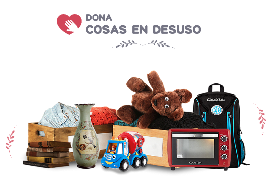 Dona objetos en desuso