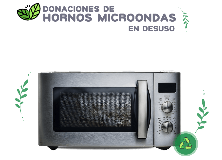 Dona Hornos microondas en desuso