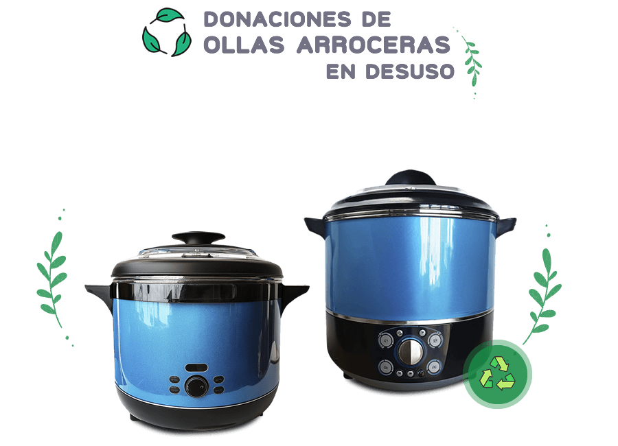 Dona Ollas Arroceras en desuso