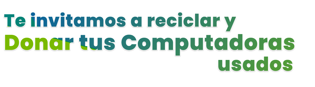 Donar y reciclar computadoras en desuso
