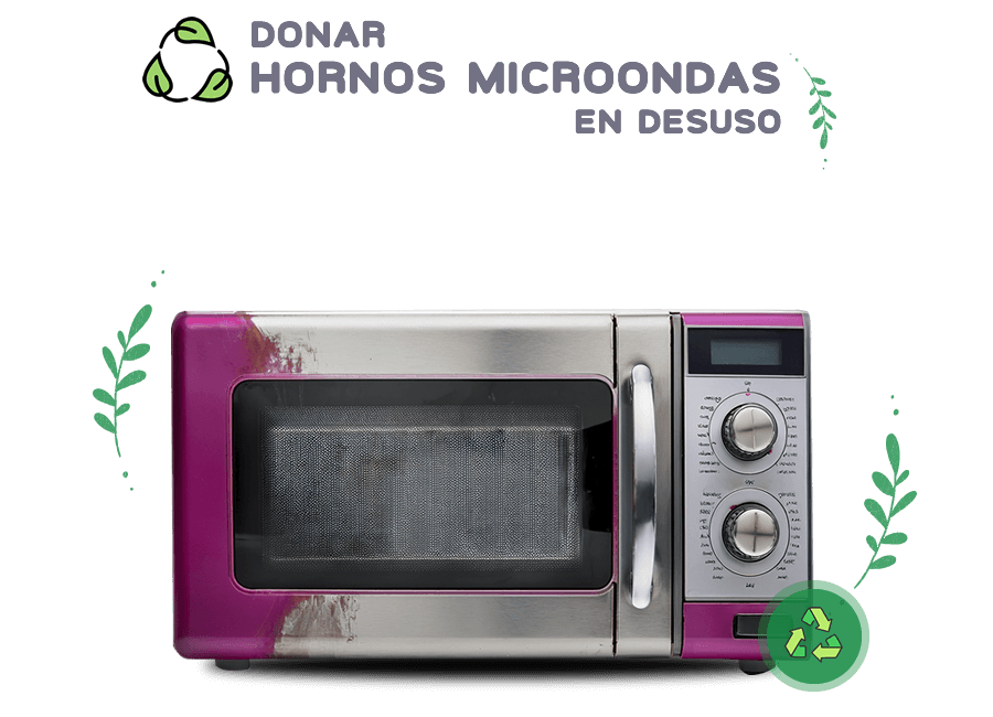 Dona Hornos microondas en desuso