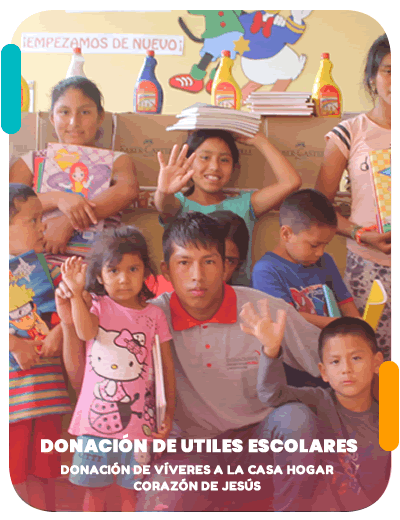 Donacion de utile escolares casa hogar