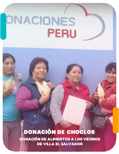 Donacion de choclos